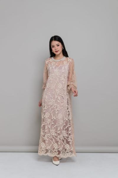 LR391 Frost Dress in Pink