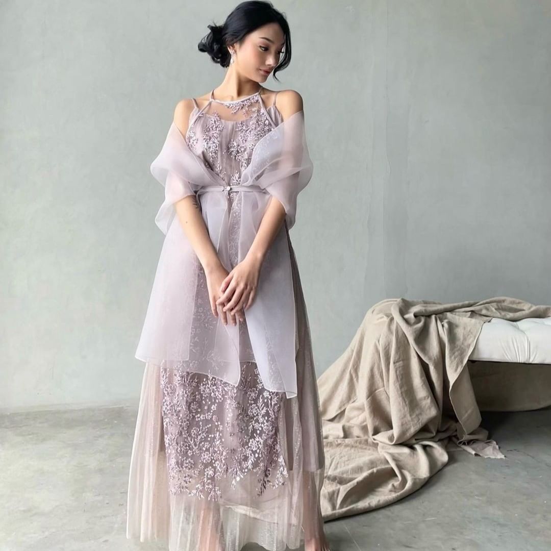 LR087 Elly Dress in Lilac