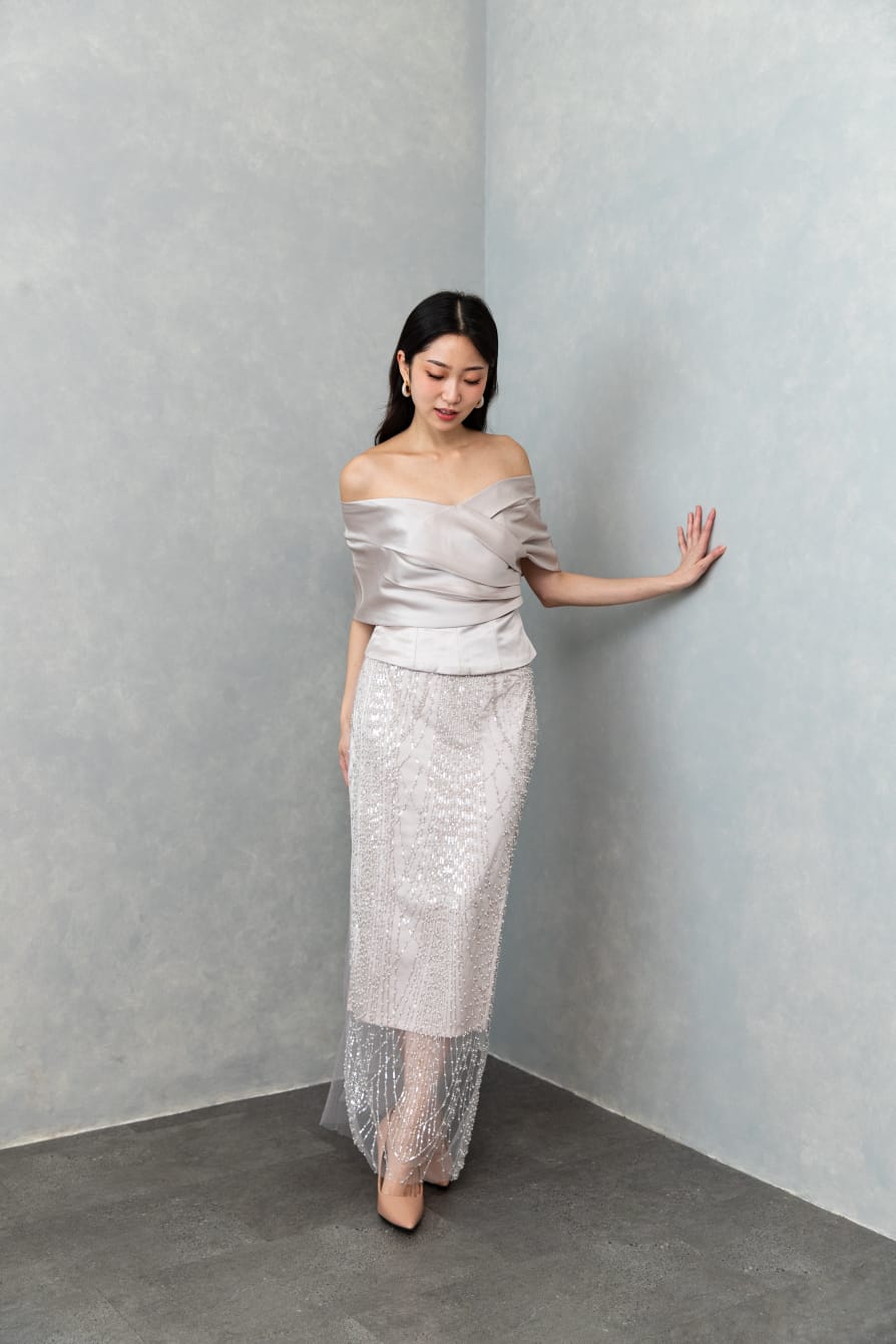 LR140 Elena Set in Nude Pink