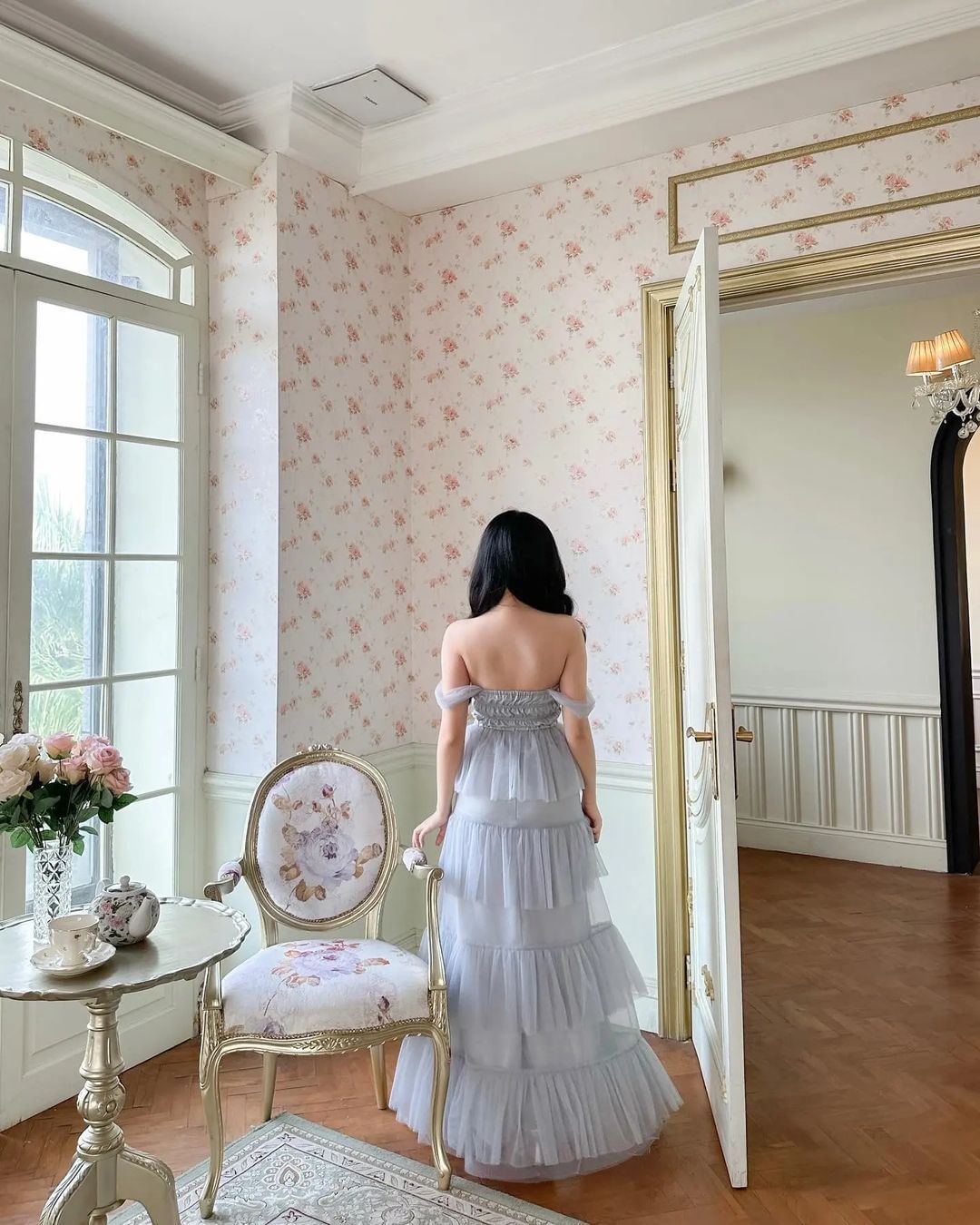 LR142 Juliette Dress in Grey